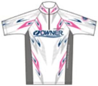 OWNER 半袖ストレッチシャツ Lブラック/ピンク OWNER 半袖ストレッチシャツ Lブラック/ピンク